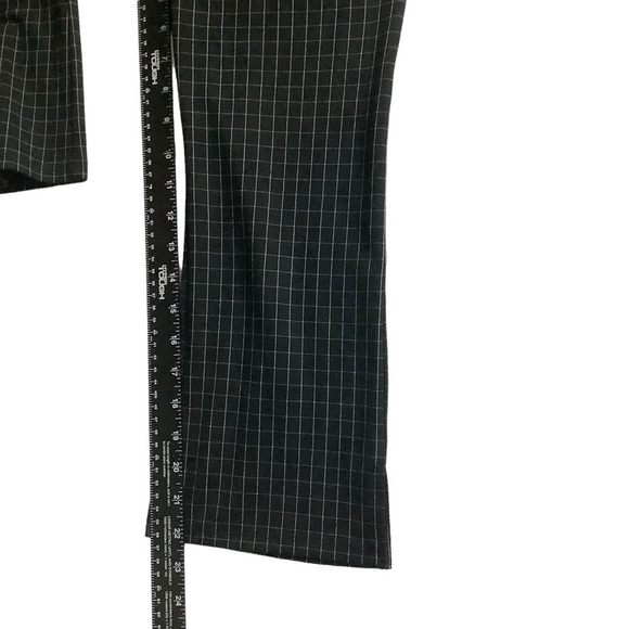 Lysse Black Crop Pull-on Stretch Trouser Size Medium Black / White Checkered - Picture 5 of 6